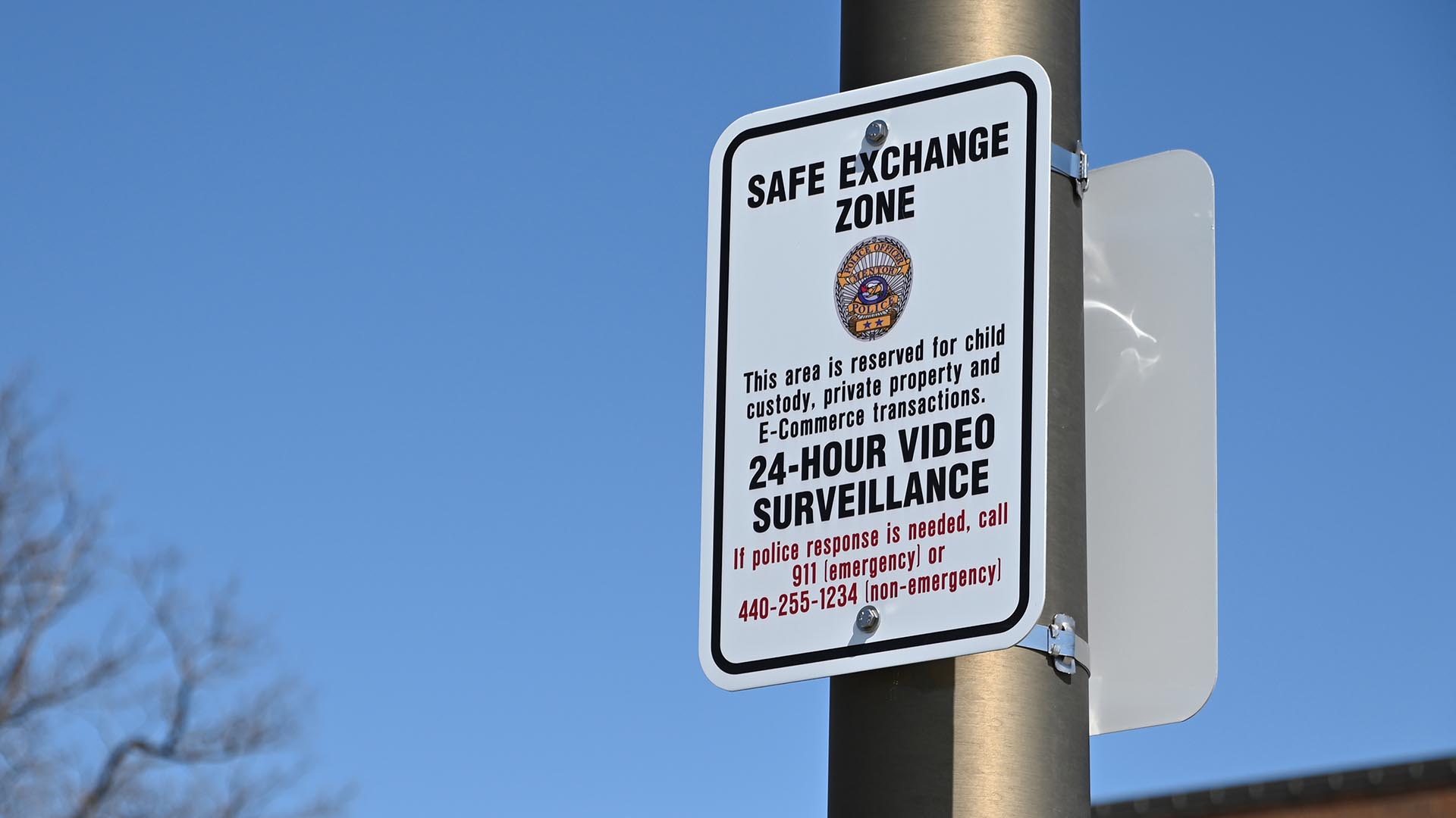 Mentor Police Department Safe Exchange Zone