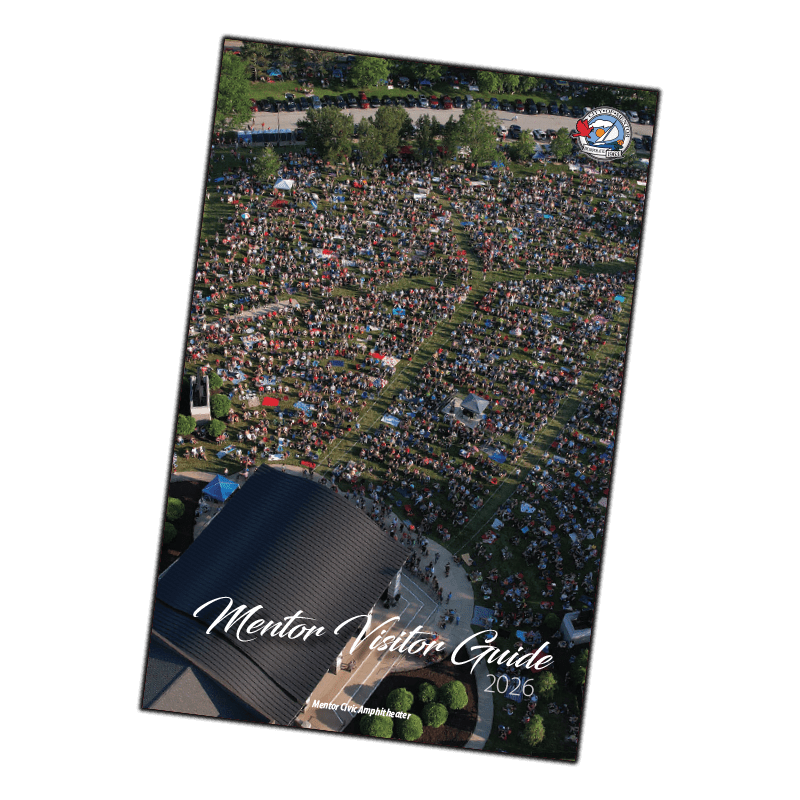 The front cover of the 2026 Mentor Visitor Guide