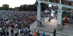 Aerial View of Crowd at Mentor Rocks in 2021