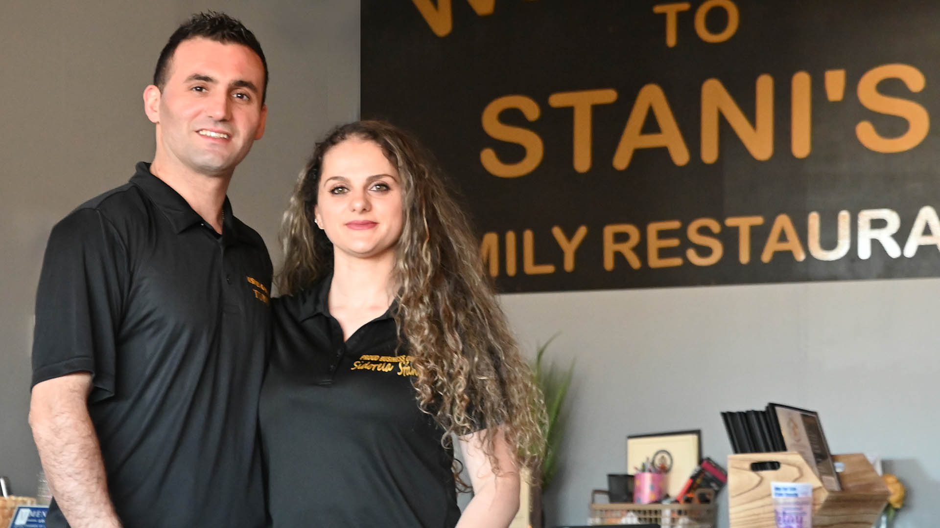 Tony and Sidorela Stani, owners of Stani's Family Restaurant in Mentor, Ohio.