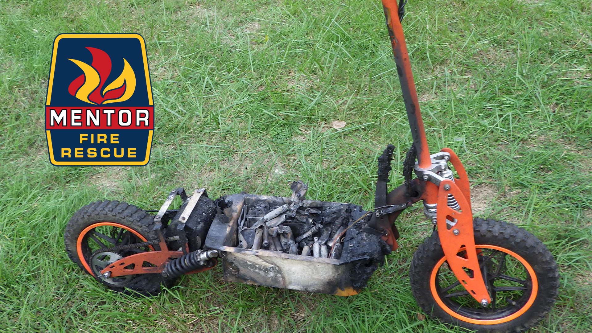 Mentor Fire Department Lithium Ion Battery Fire