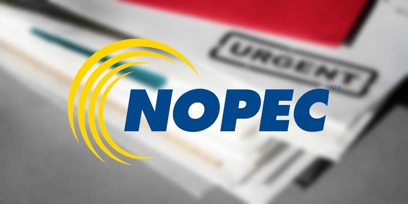 Watch out for mail from NOPEC