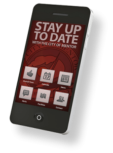 City of Mentor App Screen - Small