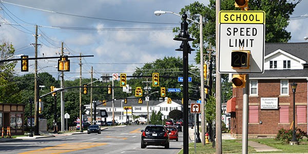 Mentor Avenue School Zone