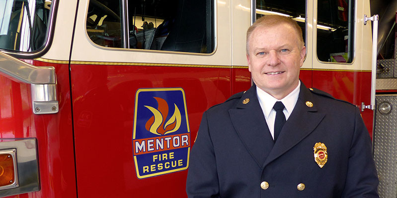 Mentor Fire Chief Bob Searles