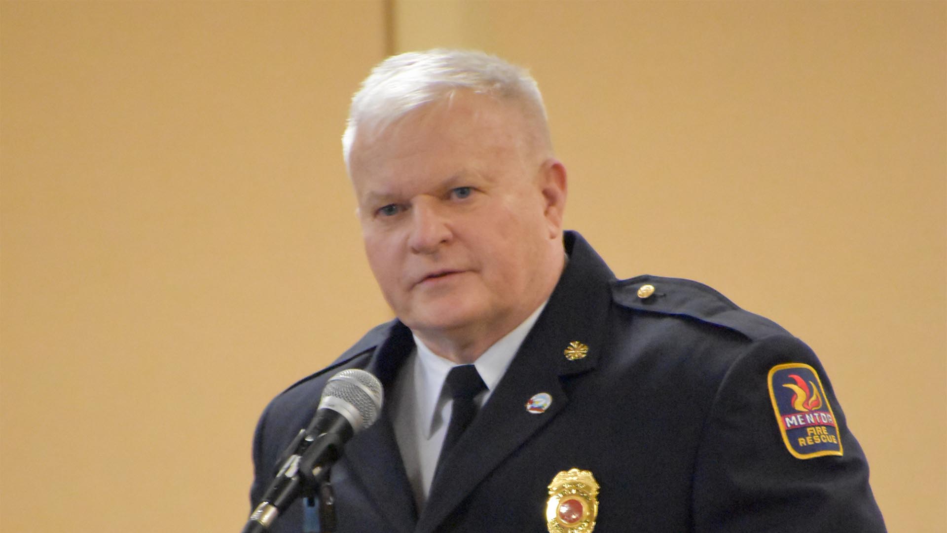 Mentor Fire Chief Robert Searles