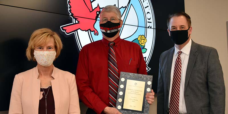 Mentor Receives GFOA Award 2021