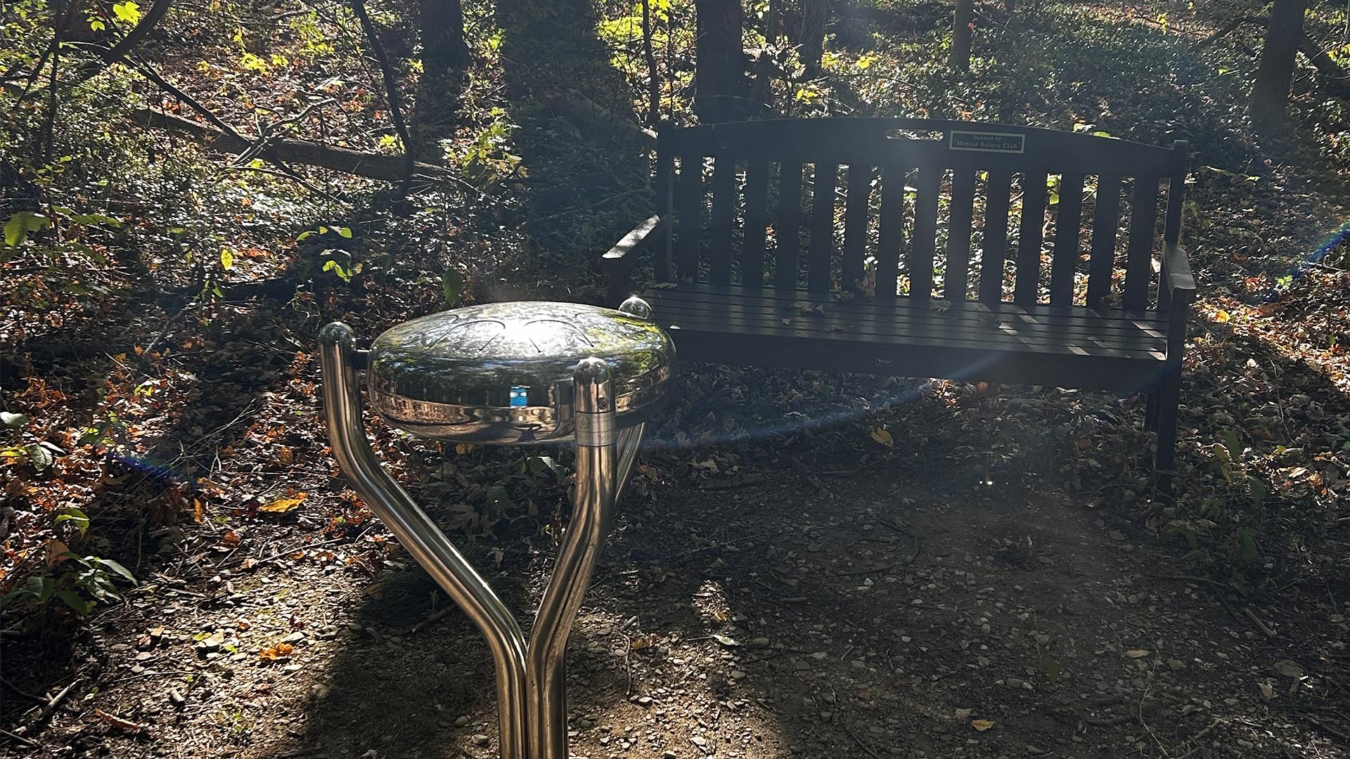 Musical Station Along Trail at Wildwood Cultural Center