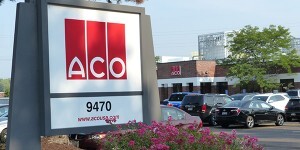 ACO sign and building