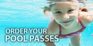 Girl swimming in pool