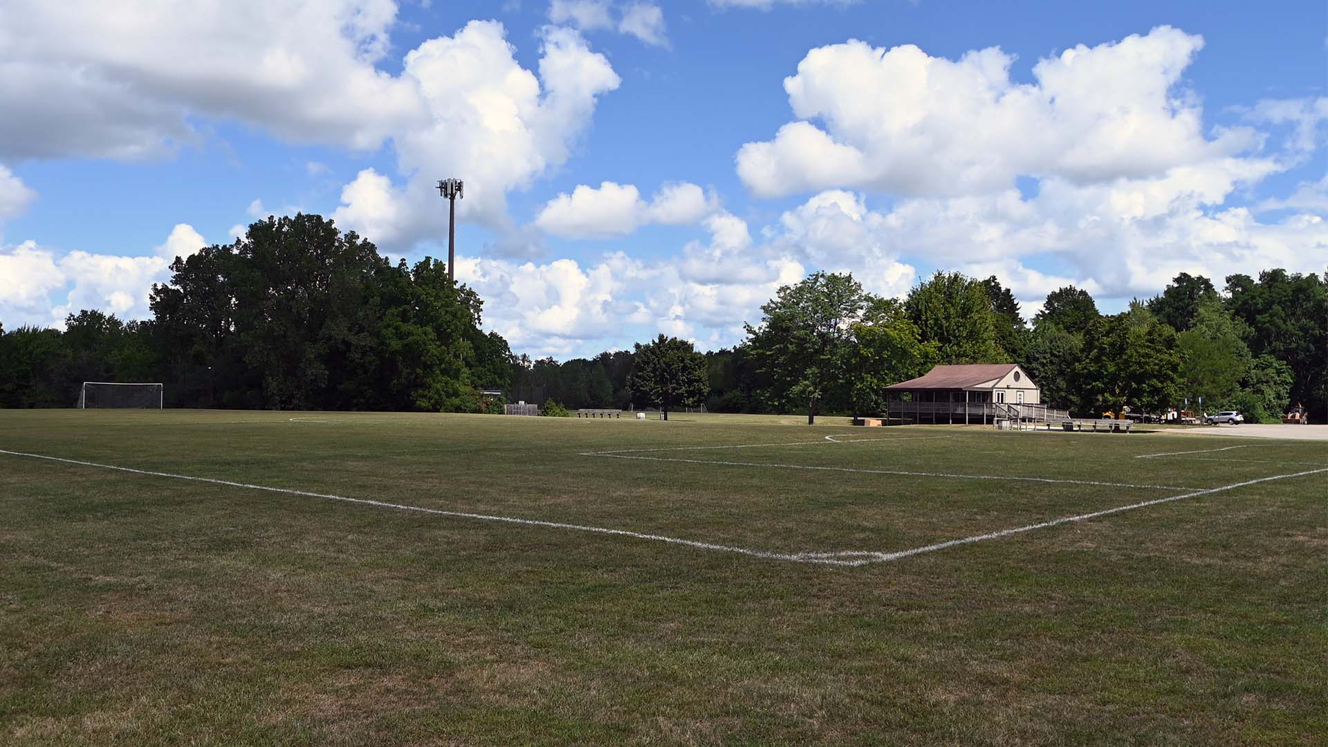 Soccer Field at Donald E. Krueger Park in Mentor, Ohio