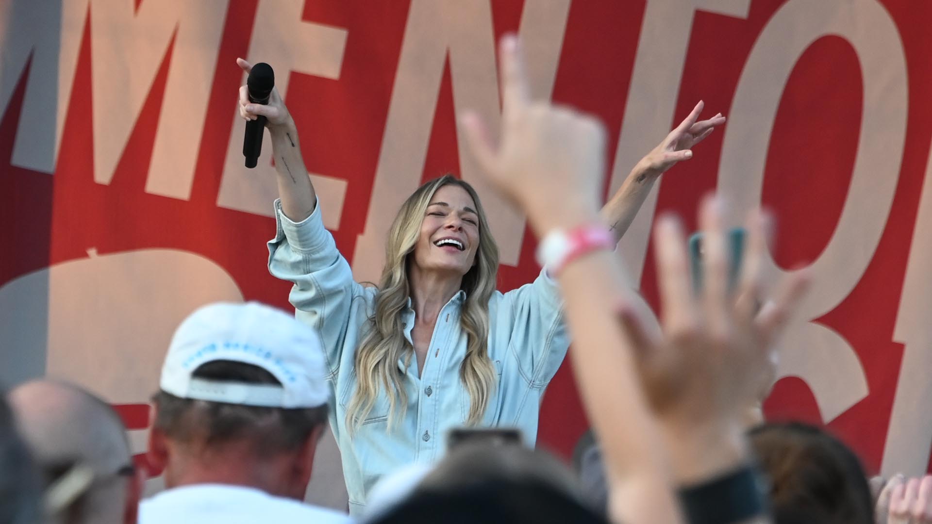 LeAnn RImes performance at Mentor Rocks on July 28, 2024