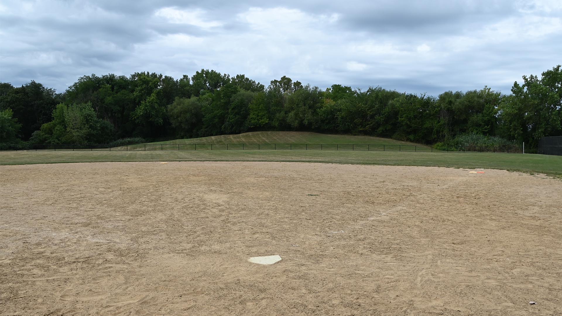 Carpenter Park Baseball Field with Sledding Hill