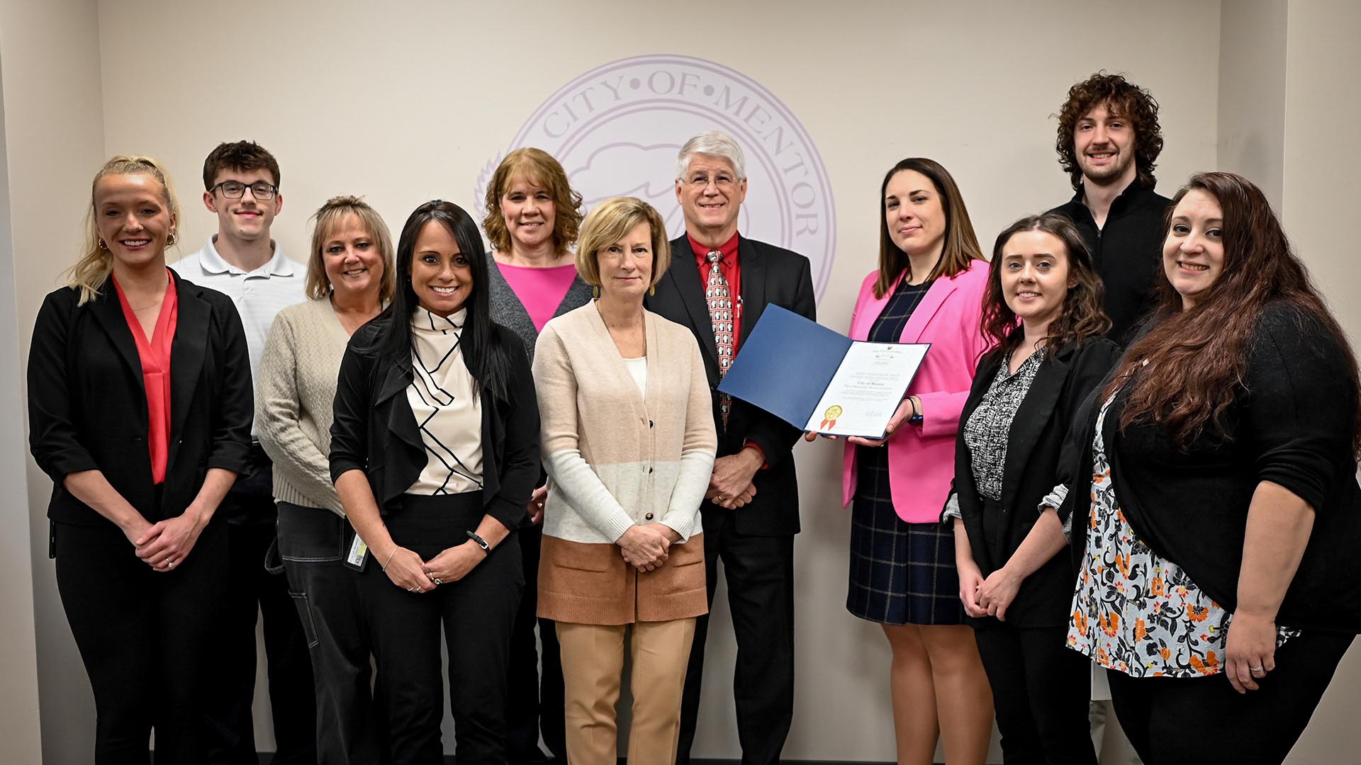 City of Mentor Finance Staff 2025