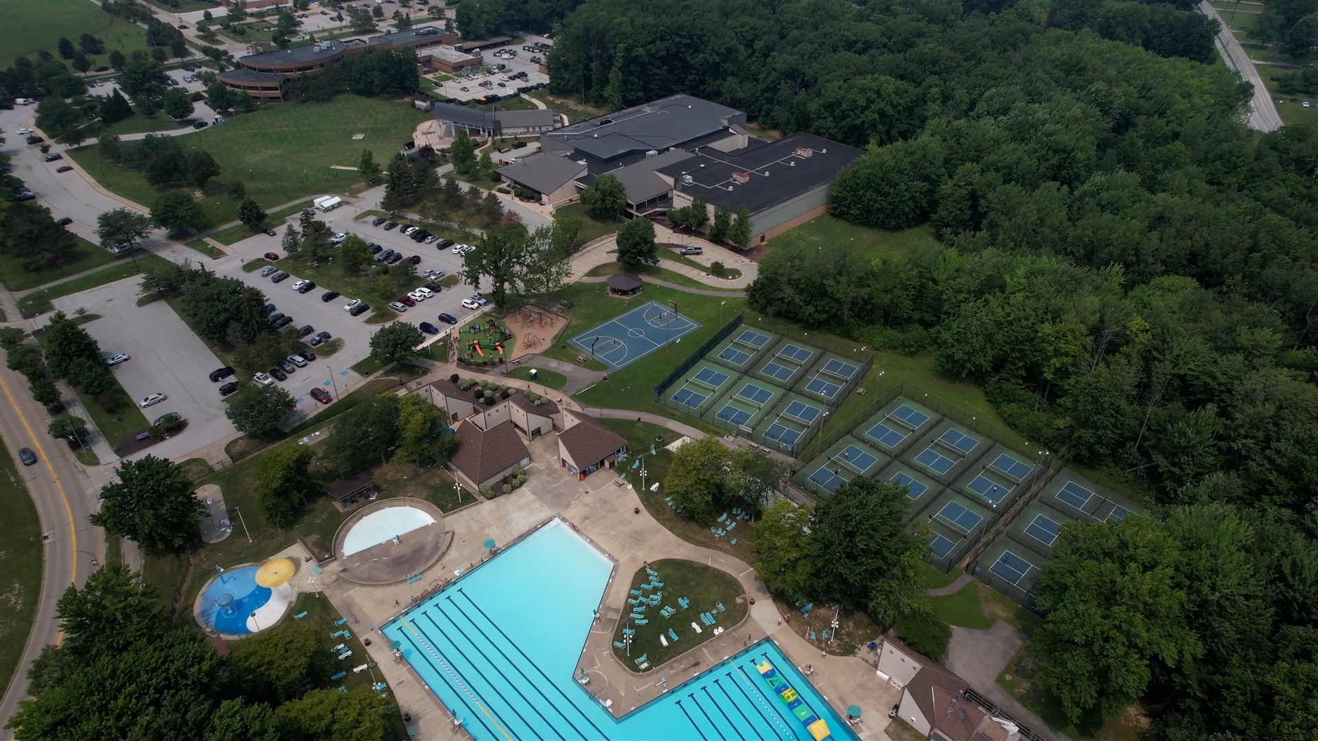 Aeriel photo of Mentor Civic Center Park