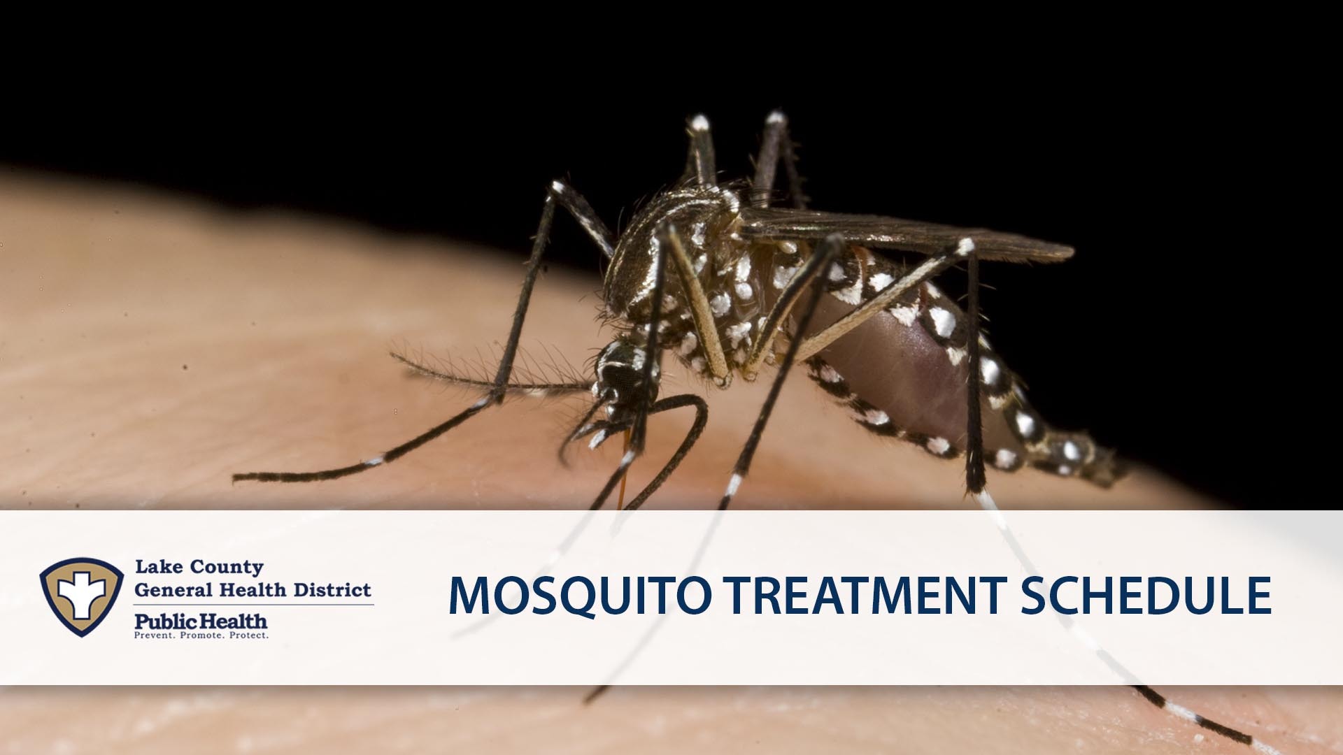 Lake County General Health District Mosquito Treatment Schedule