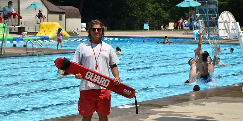 Life Guard at Mentor Civic Center Pool