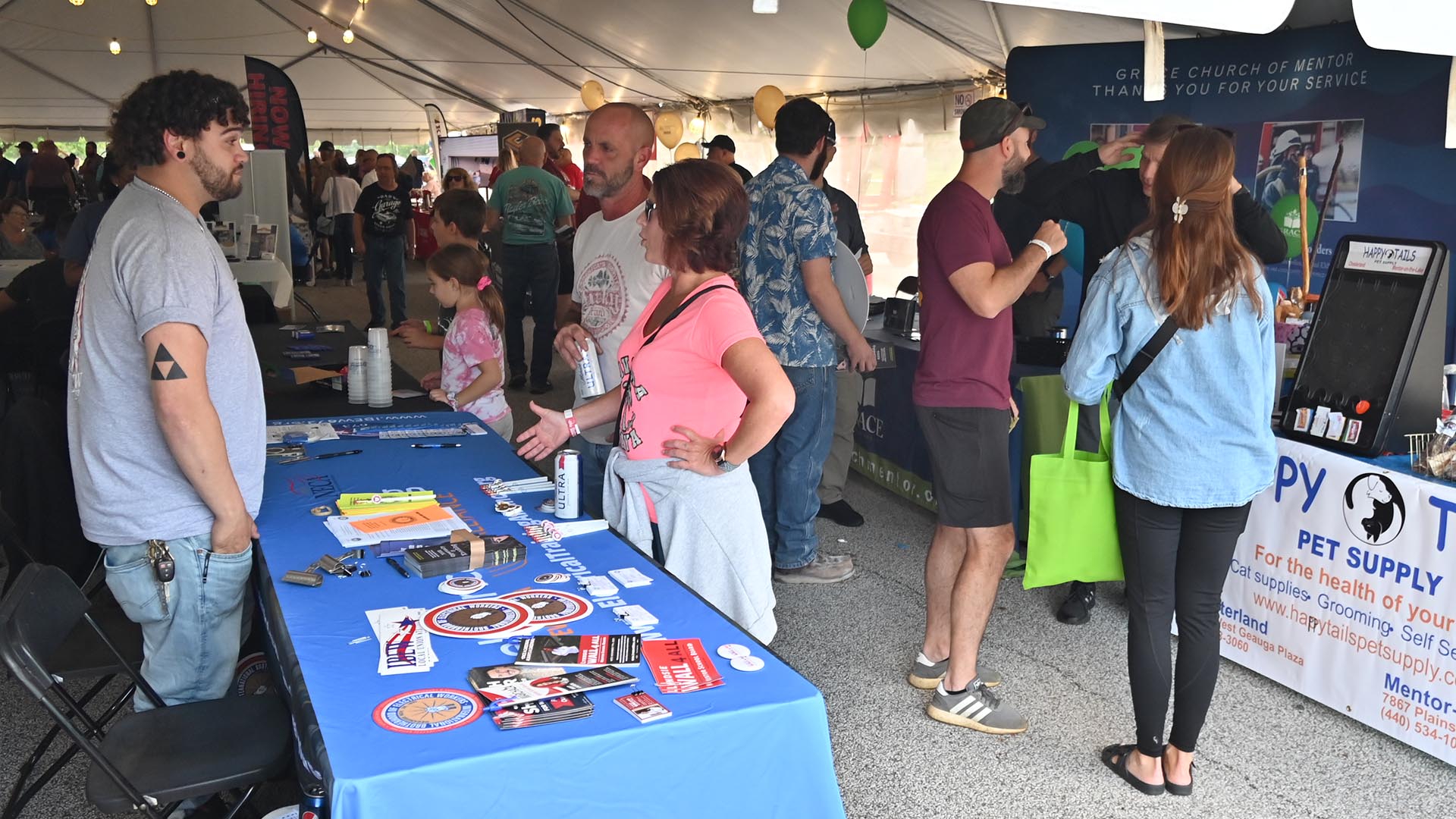Mentor CityFest Main Street Tent