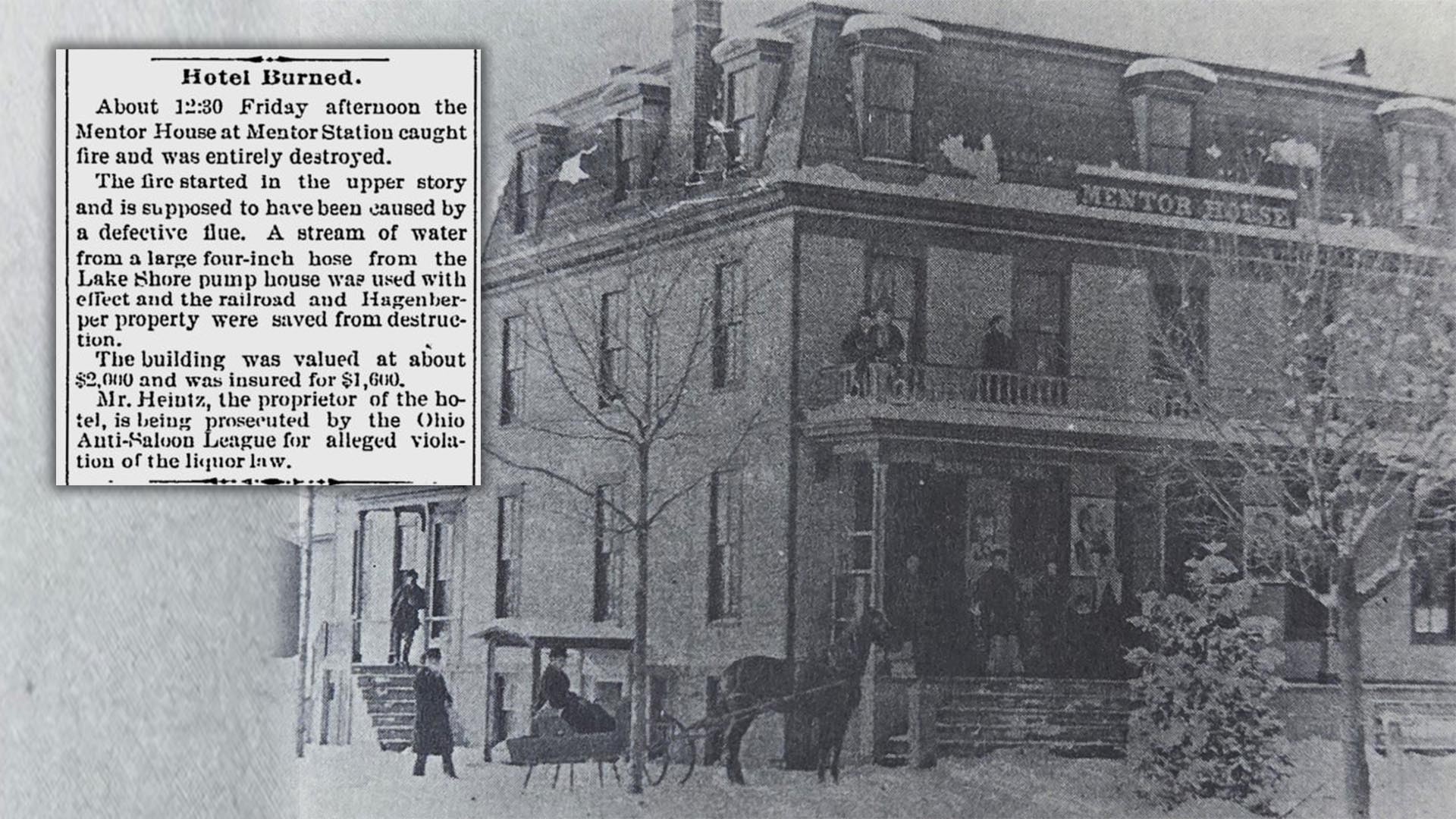 The Mentor House Hotel - 1880