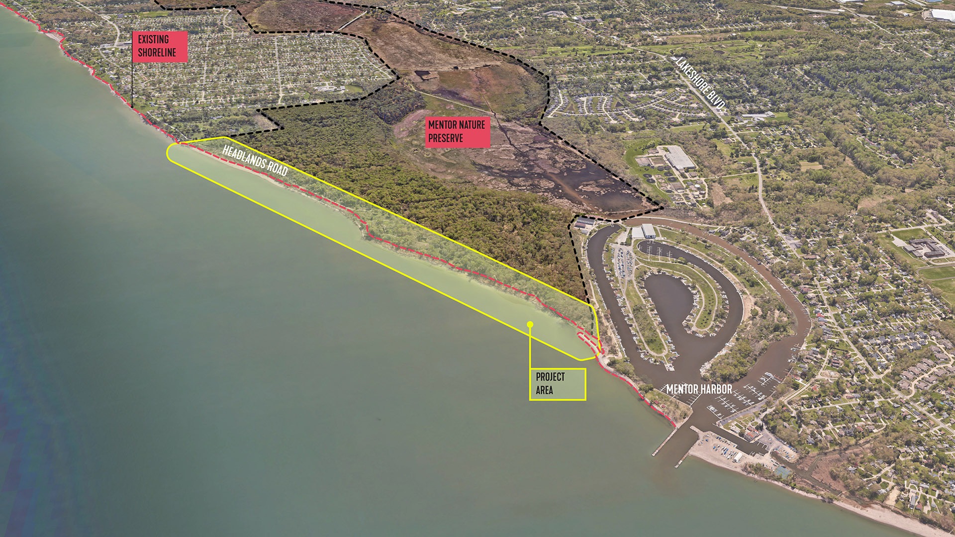 Mentor Lagoons Nature Preserve Shoreline Master Plan Survey