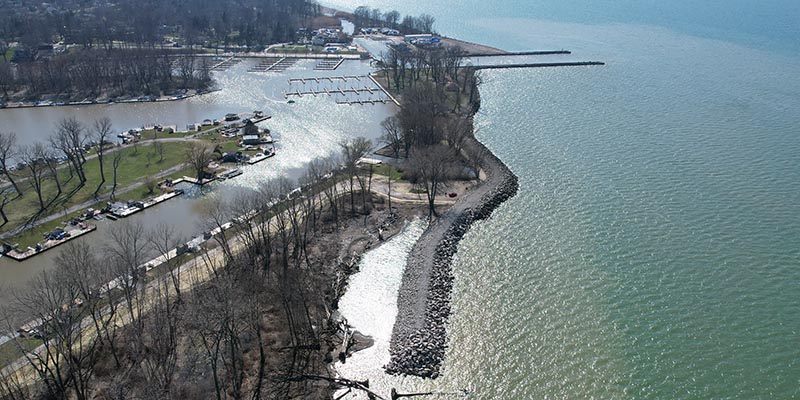 Mentor Lagoons Revetment