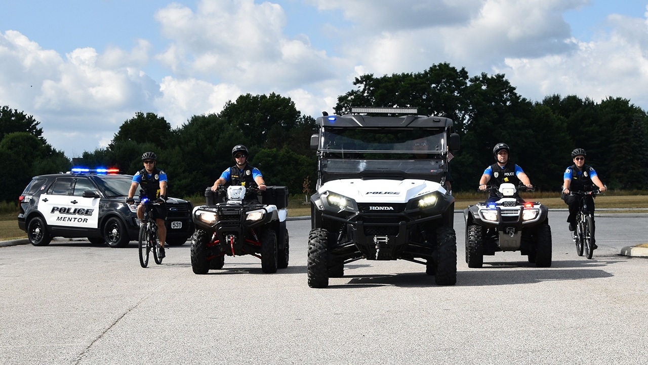 Mentor Police Department Off Road Vehicles