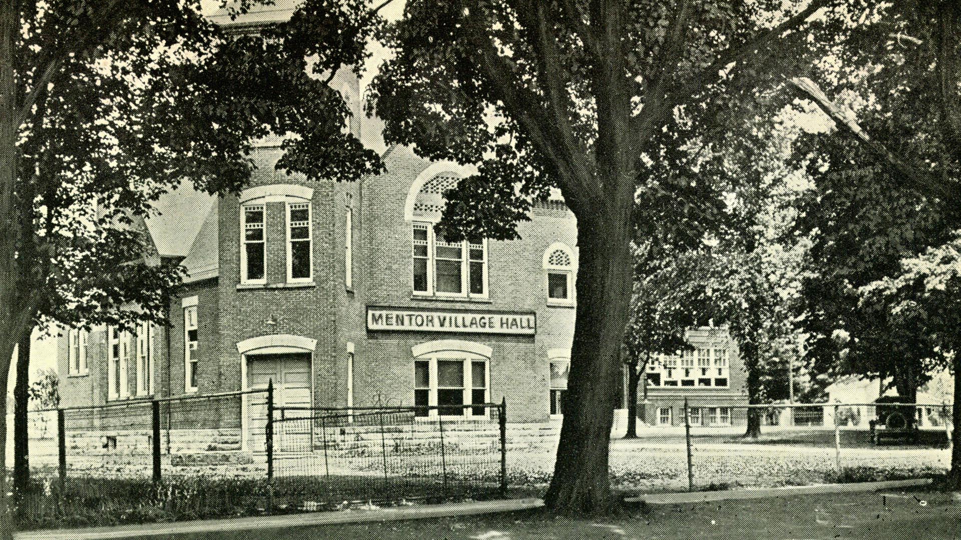 An image of Mentor Village Hall - c 1920s