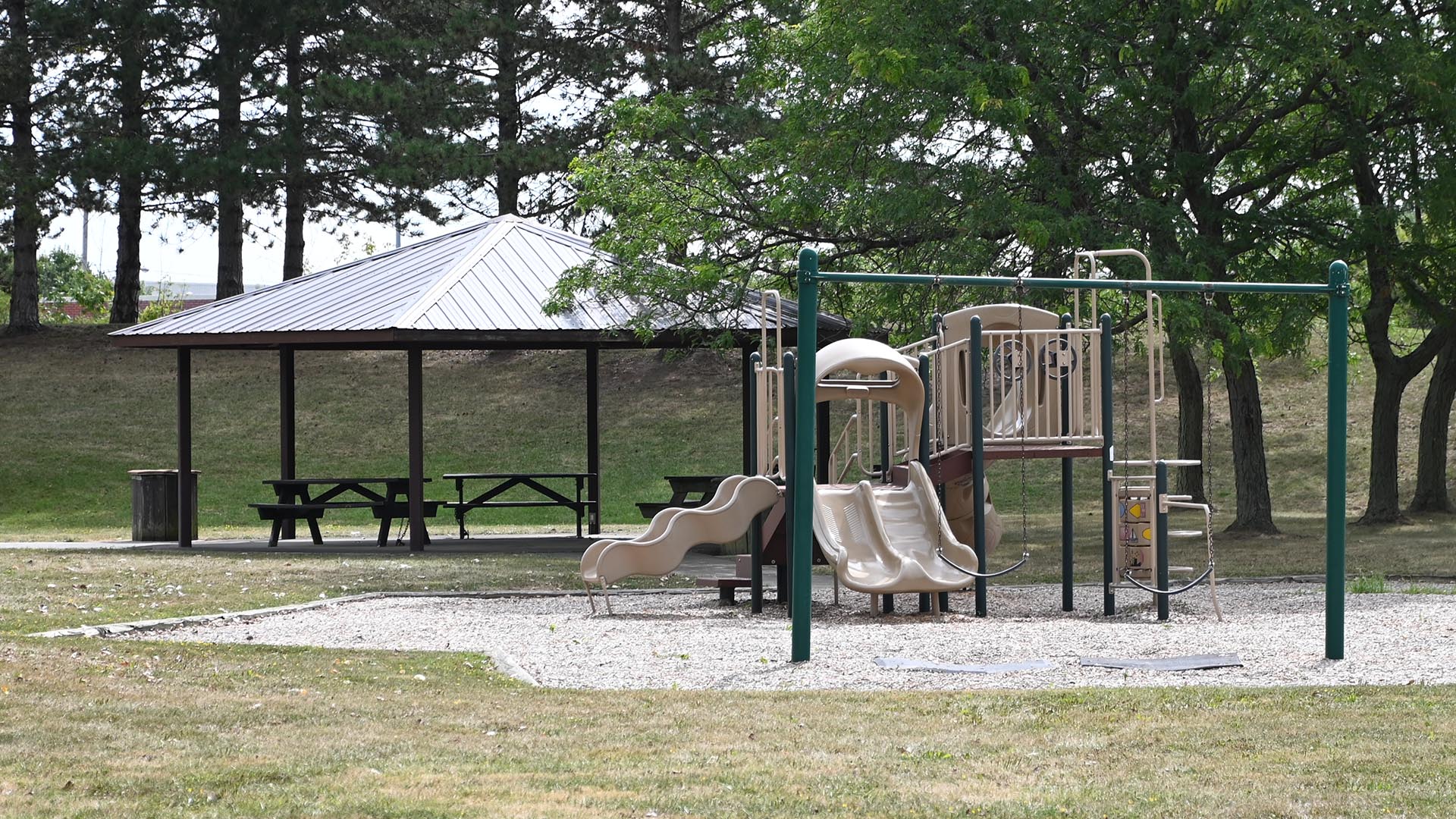 Playground and Picnic Pavilion at Presidents Park in Mentor, Ohio