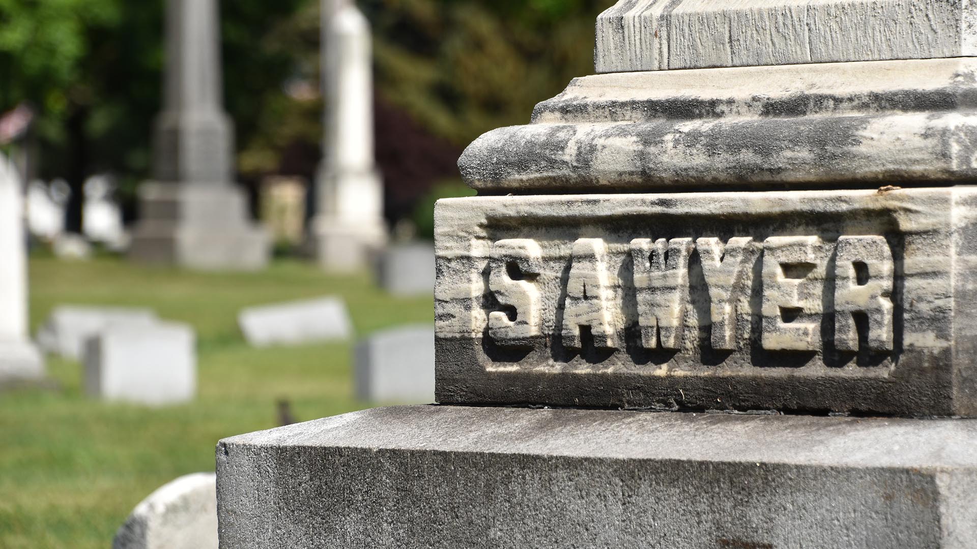 Sawyer Monument at Mentor Municipal Cemetery