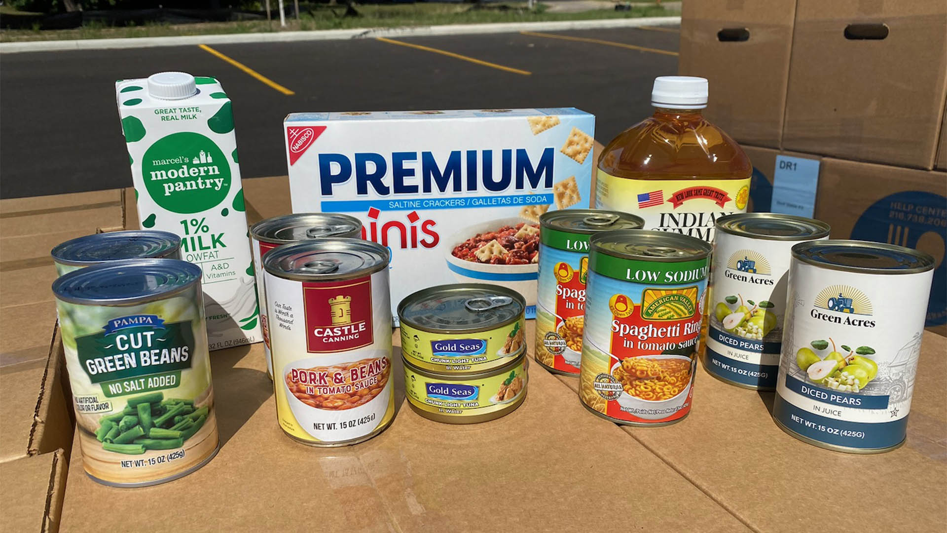 Shelf Stable Food Distribution at Mentor Senior Center