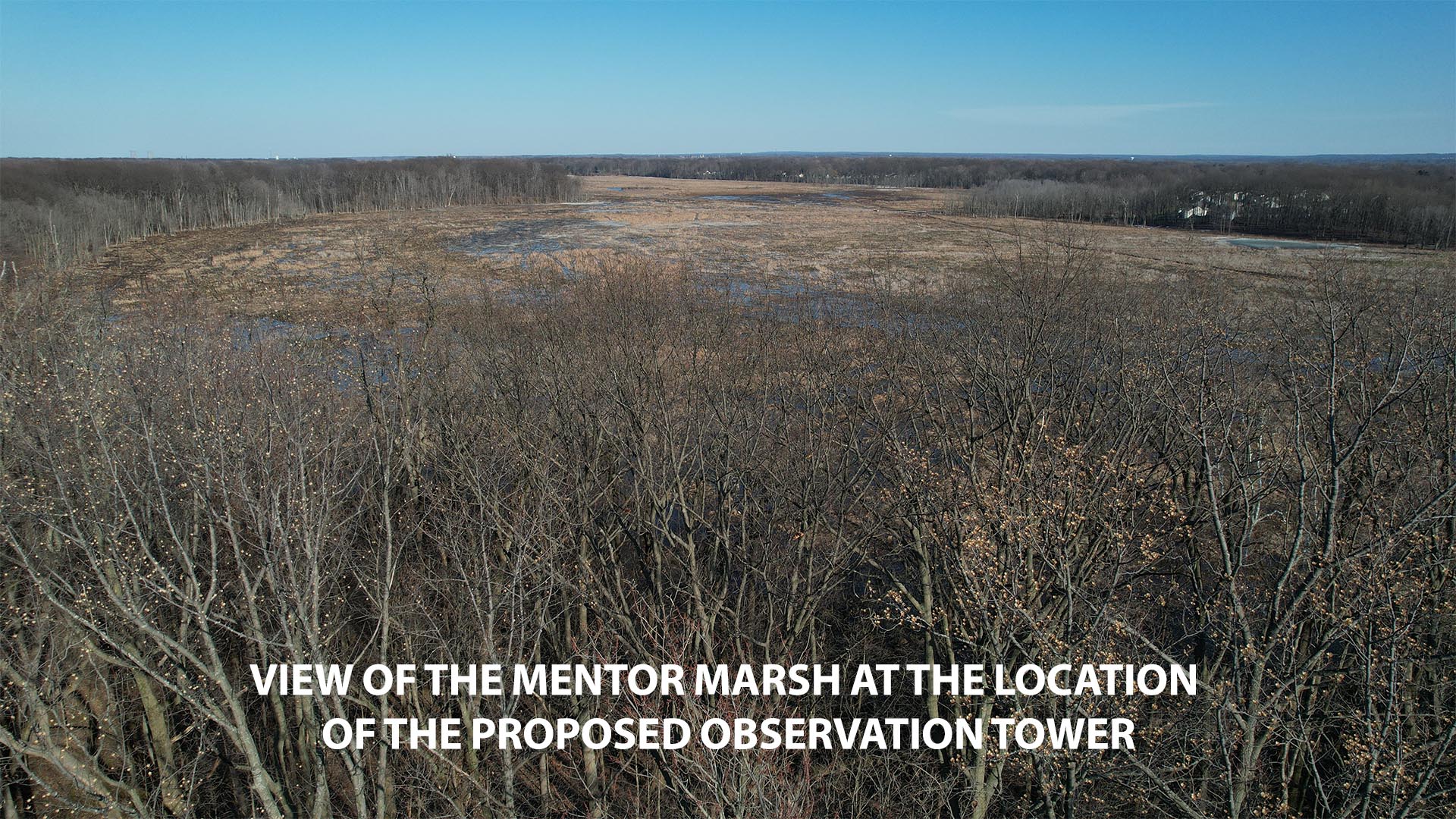 VIew of Mentor Marsh from Proposed 92-Foot Tower at Mentor Lagoons Nature Preserve