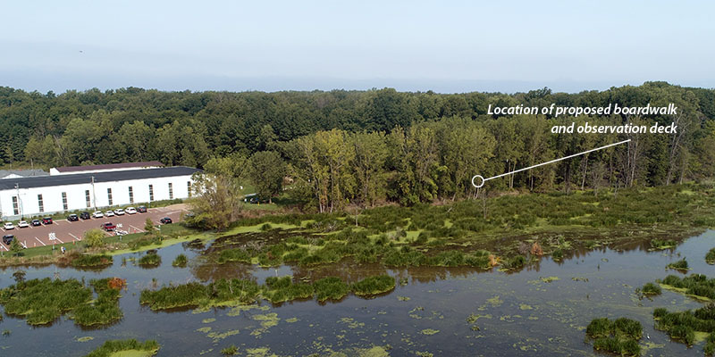 Mentor Lagoons Boardwalk Location