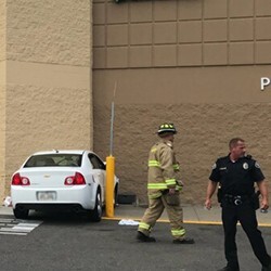 Mentor Fire and Police on scene at Walmart